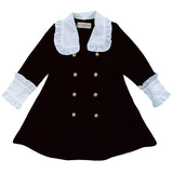 Mihkalev Fashion 2021 Girl Spring Dresses Kids Dresses for Girls Cotton Button Princess Dress Children Dance Party Dress Clothes