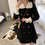 Mihkalev Fashion 2021 Girl Spring Dresses Kids Dresses for Girls Cotton Button Princess Dress Children Dance Party Dress Clothes