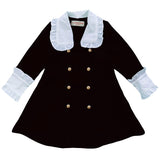 Mihkalev Fashion 2021 Girl Spring Dresses Kids Dresses for Girls Cotton Button Princess Dress Children Dance Party Dress Clothes