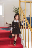 Mihkalev Fashion 2021 Girl Spring Dresses Kids Dresses for Girls Cotton Button Princess Dress Children Dance Party Dress Clothes