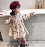 Mihkalev 2021 Kids Clothes Girl Autumn Plaid Dress for Children Princess Dresses Baby Girls Cotton Party Dress Clothing