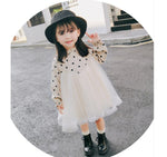 Mihkalev 2021 Kids Clothes Girl Autumn Plaid Dress for Children Princess Dresses Baby Girls Cotton Party Dress Clothing