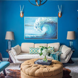 Island Wave Oil Painting